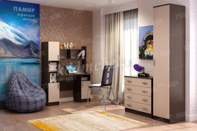 Стол компьютерный ПКС-6 (Венге/Дуб белфорт)