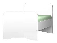 Кровать 0.8 Смарти-2 (Белый)