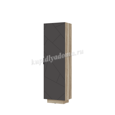 Пенал Даллас закрытый ПН-03 (Дуб каньон/Графит)