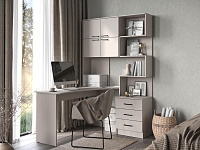 Стол компьютерный Брауни левый (Кашемир)