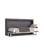 Раскладушка-кабинет 900 кровать односпальная (Черный ясень/Перламутр)