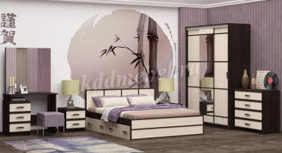 Кровать Сакура 1.6 (Венге/Лоредо)