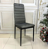 Стул обеденный F-17 (F-261-3) (Темный графит/Велюр HCD-15/Ноги черные)