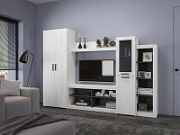 Гостиная Оскар 4 (Сосна белая Loft/Венге)