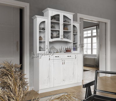 Буфет Прованс-014 (Дуб канадский белый)