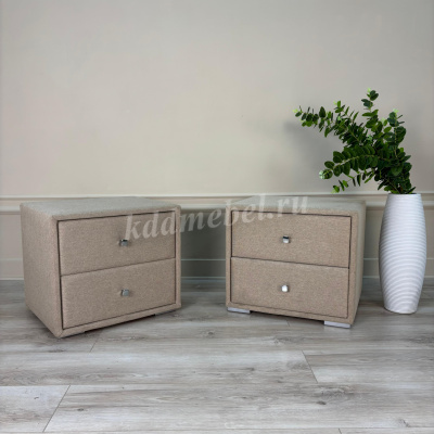 Тумба прикроватная Твист (Рогожка/Бежевый)