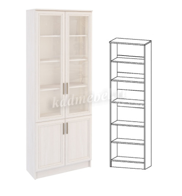 Шкаф Принцесса ПРН-22 (Ясень анкор белый)