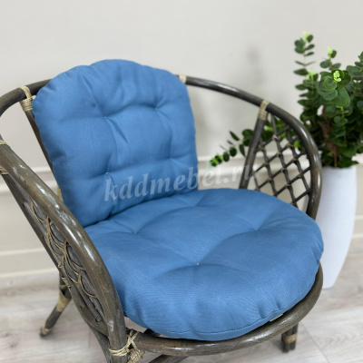 Кресло Bahama (Ротанг №6, ткань Matador 020)