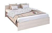 Кровать Бася 1.4 КР 557 с настилом (Ясень шимо темный/Ясень шимо светлый)