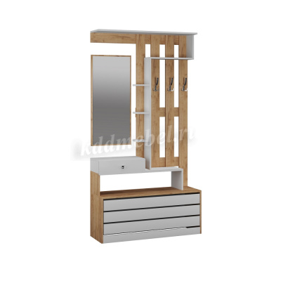 Центральная секция Ямайка (Дуб крафт серый/Кашемир)