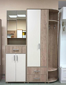 Прихожая Граф вариант №1(Дуб баррик/Перламутр)