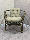 Кресло RJG-Bolima (Ротанг №6, ткань JPN DRILL 102)