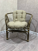 Кресло RJG-Bolima (Ротанг №6, ткань JPN DRILL 102)