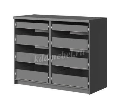 Комод Мята 1.2 (Графит/Кашемир)