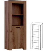 Пенал малый Квадро-29 (Дуб Делано темный)