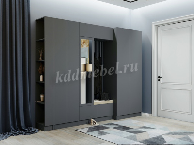 Торцевое завершение Руэлла (Дуб крафт золотой/Графит серый)