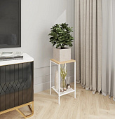 Подставка для цветов Парма-12Л (Белый)