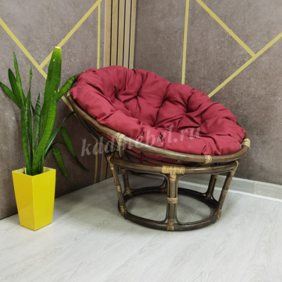 Кресло Papasan (Ротанг №6, ткань Matador 04)