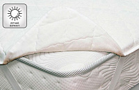 Наматрасник стеганый синтепон (однотонный) на резинке 800*2000