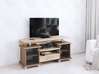 Тумба ТВ ТВ-003 К2 (Ясень шимо темный/Дуб сонома)
