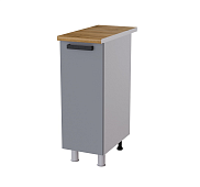 Шкаф нижний 3Р кухня Григгс без столешницы (Белый/Дуб канадский)