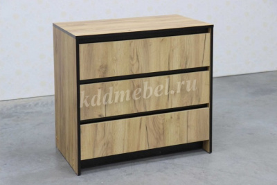 Комод Бостон 3 ящика (Дуб вотан)