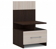 Тумба прикроватная Алёна 2 шт. (Венге/Дуб молочный)