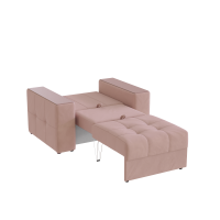 Кресло кровать Виконт открытый_Пыльная роза