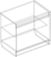 Тумба 1-ств 600х400х540