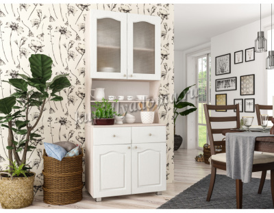 Буфет Нарус №7 (Дуб сонома/Белое дерево)