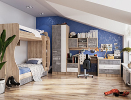 Колибри Лофт (Дуб крафт серый) Колибри Лофт (Дуб крафт серый)