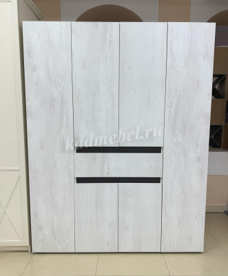 Шкаф Мрия 4-х створчатый (Бетон пайн светлый/Графит)