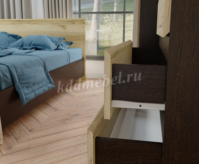 Комод Плейона спальня (Венге/Дуб делано)