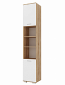 Пенал комбинированный Италия (Дуб сонома/Белый глянец)