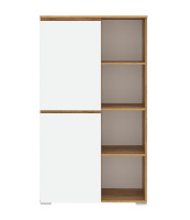 Буфет 2С Дуб Крафт золотой - Белый фронт мал