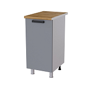 Шкаф нижний 4Р кухня Григгс без столешницы (Белый/Дуб канадский)