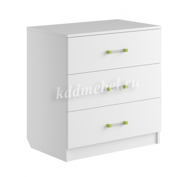 Комод Смарти (Белый/Лайм)