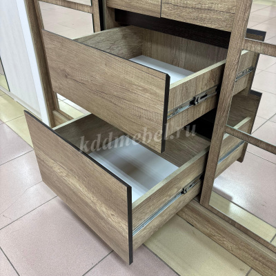 Шкаф-купе Энигма ШКК-06 (Дуб каньон/Венге)